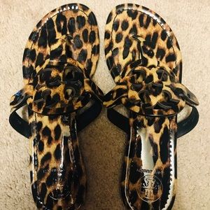 Looks Brand New Tory Burch Miller Sandals, 6.5.